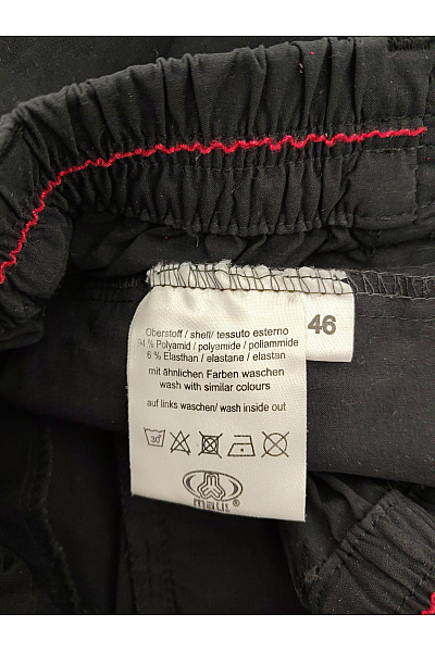MAUL SPORTS Pánské černé sportovní outdoorové kalhoty s páskem Velikost DE 46 | MAUL SPORTS | obrázek 7