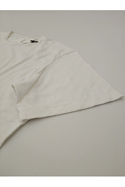 JACK & JONES Bílé bavlněné pánské tričko s krátkým rukávem a prodlouženým zadním dílem | JACK & JONES | obrázek 4