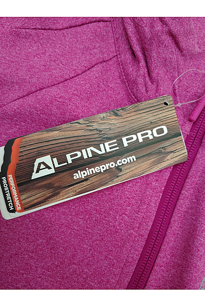 ALPINE PRO Dámská sportovní mikina na zip fialová Vel. M | ALPINE PRO | obrázek 7