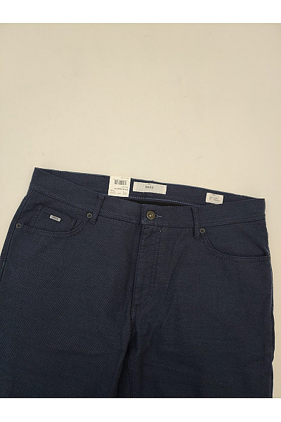 BRAX Modré pánské chinos kalhoty s kapsami Velikost US 36/30 | BRAX | obrázek 4