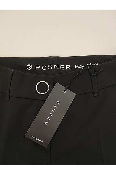 Rosner Černé elegantní společenské kalhoty s puky Vel. DE 38 | rosner | obrázek 5