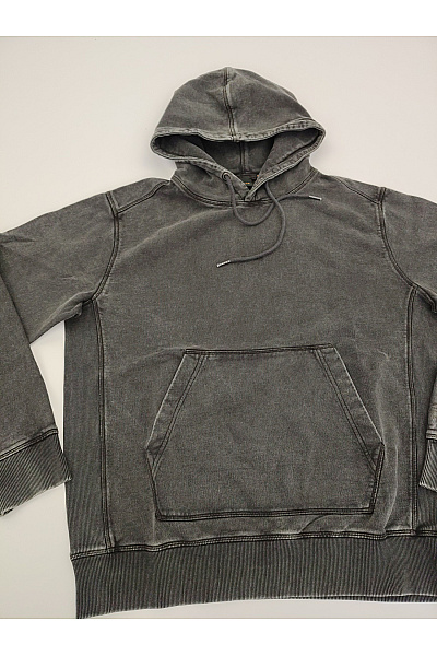 Hugo Boss Pánská bavlněná mikina s kapucí a klokaní kapsou vintage streetwear Velikost EU M | Hugo Boss | obrázek 4