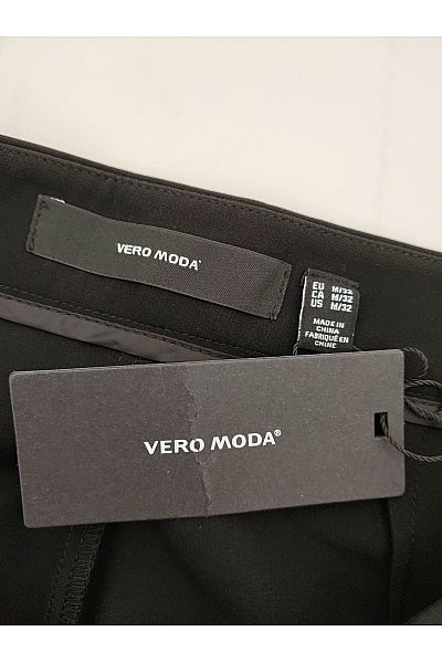 VERO MODA Dámské černé elegantní rovné kalhoty Vel. EU M/32 | VERO MODA | obrázek 5