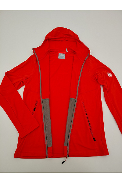 MAMMUT Červená sportovní mikina na zip s kapucí Velikost EU M | MAMMUT | obrázek 4