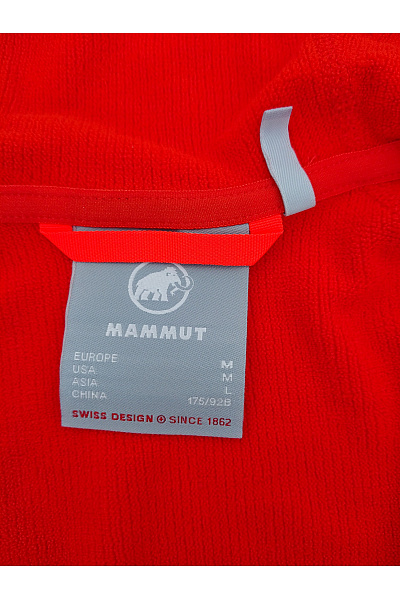 MAMMUT Červená sportovní mikina na zip s kapucí Velikost EU M | MAMMUT | obrázek 5