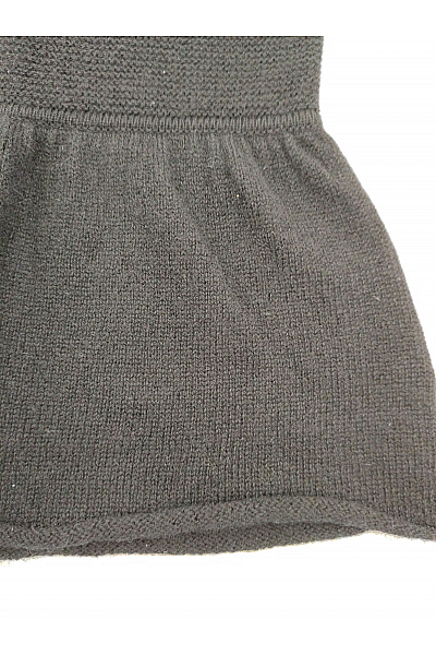 REPEAT cashmere Černý kašmírový pulovr s volánem Velikost EU 36 | REPEAT cashmere | obrázek 3