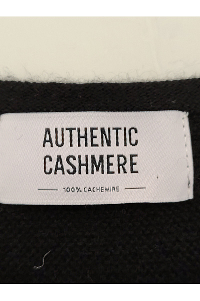 REPEAT cashmere Černý kašmírový pulovr s volánem Velikost EU 36 | REPEAT cashmere | obrázek 5