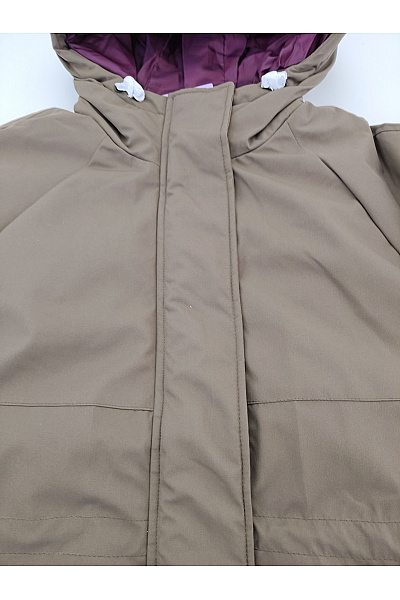 JJXX Dámská khaki zimní dlouhá parka s kapucí Velikost EU S | JJXX | obrázek 6
