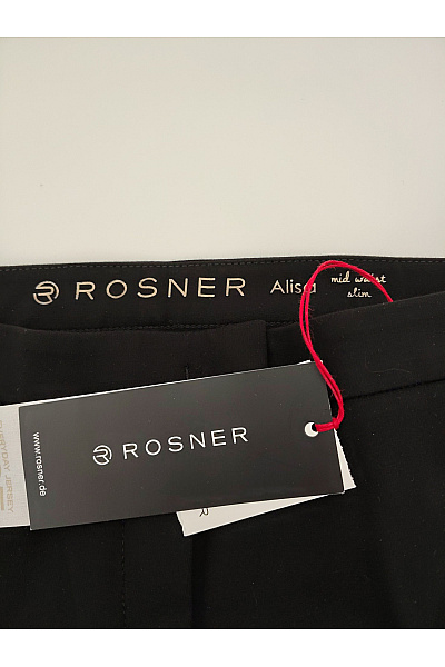 Rosner Černé elegantní společenské kalhoty s puky Vel. DE 38 | rosner | obrázek 5