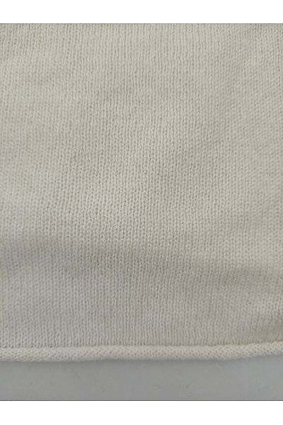 REPEAT cashmere Béžové kašmírové tričko s dlouhým rukávem basic Velikost L | REPEAT cashmere | obrázek 3