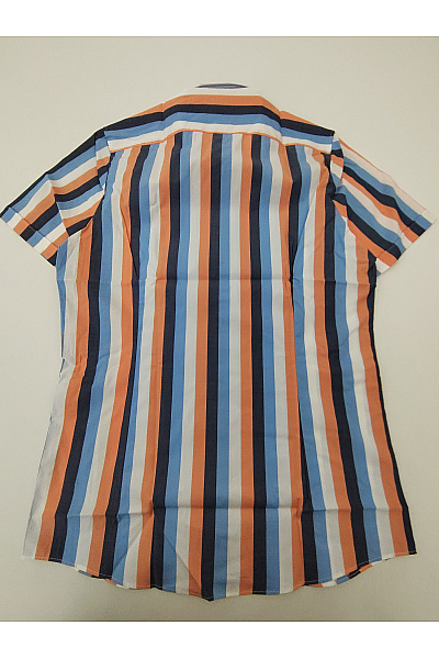 OLYMP Pánská bavlněná košile s krátkým rukávem pruhovaná slim fit | OLYMP | obrázek 10