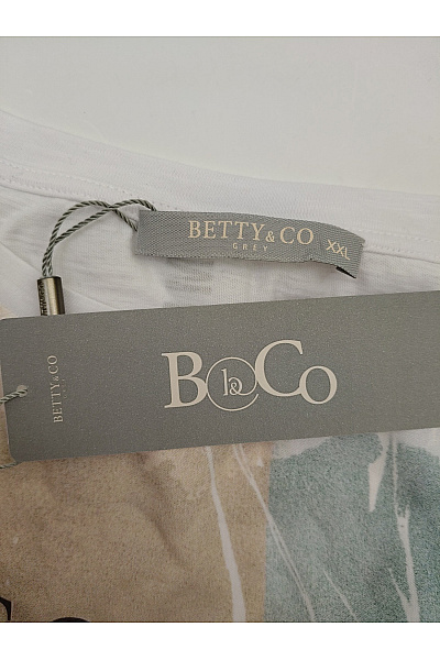 BETTY BARCLAY Bílé bavlněné dámské tílko s potiskem a nápisem | BETTY BARCLAY | obrázek 6