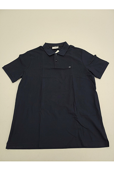 Calvin Klein Pánské modré bavlněné polo tričko s krátkým rukávem Vel. XL | Calvin Klein | obrázek 2
