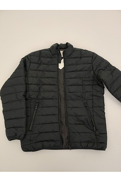 JACK & JONES Černá pánská prošívaná bunda se zipem Velikost M | JACK & JONES | obrázek 4