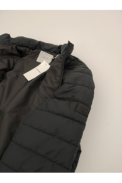 JACK & JONES Černá pánská prošívaná bunda se zipem Velikost M | JACK & JONES | obrázek 6