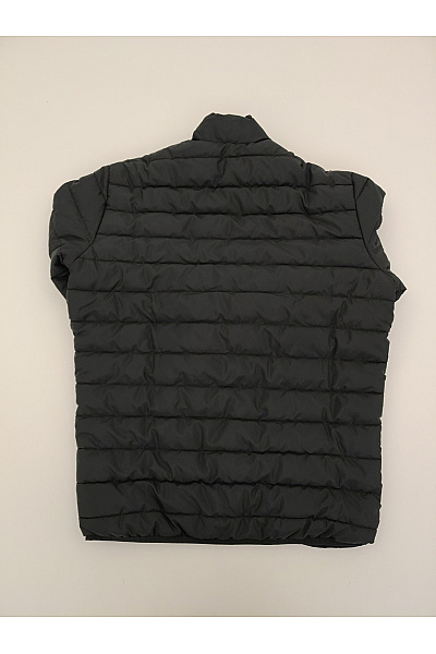 JACK & JONES Černá pánská prošívaná bunda se zipem Velikost M | JACK & JONES | obrázek 9