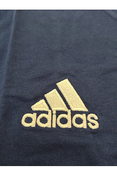 ADIDAS Pánské bavlněné tričko s krátkým rukávem basic modré Vel. US S | ADIDAS | obrázek 5