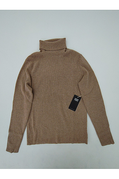 REPEAT cashmere Dámský hnědý kašmírový rolák basic Velikost XXL | REPEAT cashmere | obrázek 2