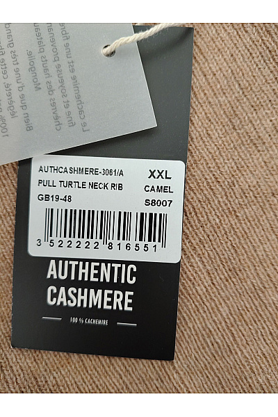 REPEAT cashmere Dámský hnědý kašmírový rolák basic Velikost XXL | REPEAT cashmere | obrázek 6