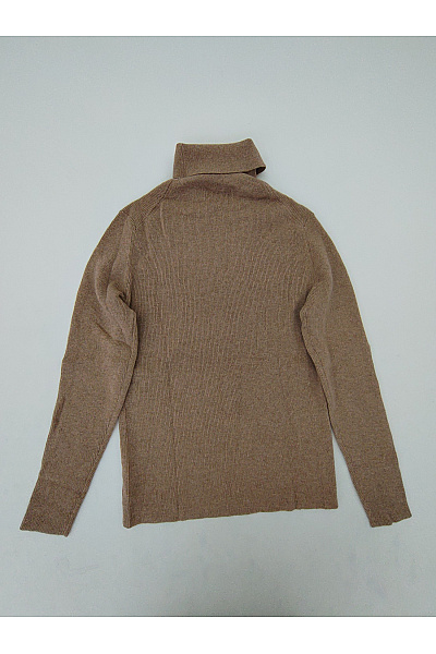 REPEAT cashmere Dámský hnědý kašmírový rolák basic Velikost XXL | REPEAT cashmere | obrázek 7