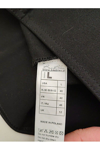 Černé dámské legíny s vysokým pasem Vel. US L | Unimoda | obrázek 6