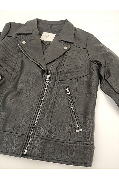 Pepe Jeans Černý dámský křivák přechodová bunda Velikost M | Pepe Jeans | obrázek 4