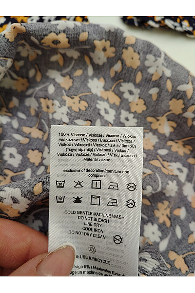 Mama licious Dámská květinová halenka s dlouhým rukávem a stojáčkem | mama licious | obrázek 7
