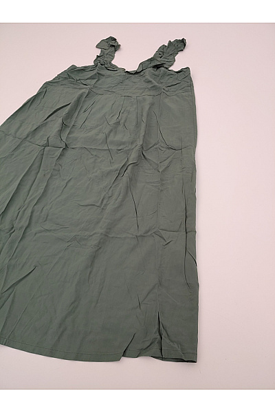 Lasca Khaki letní midi šaty na ramínka volné Vel. EU 42 | Lasca | obrázek 3