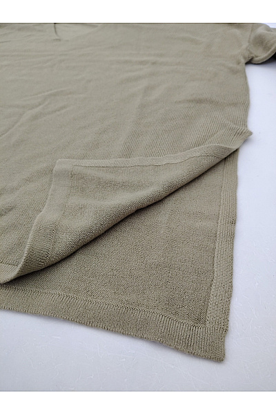 ONLY Dámský khaki pletený oversized pulovr s výstřihem do V Velikost L | ONLY | obrázek 4