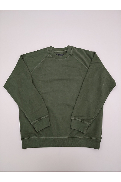 Marc O´Polo Pánská bavlněná mikina khaki crewneck bez potisku Velikost L | Marc O´Polo | obrázek 2