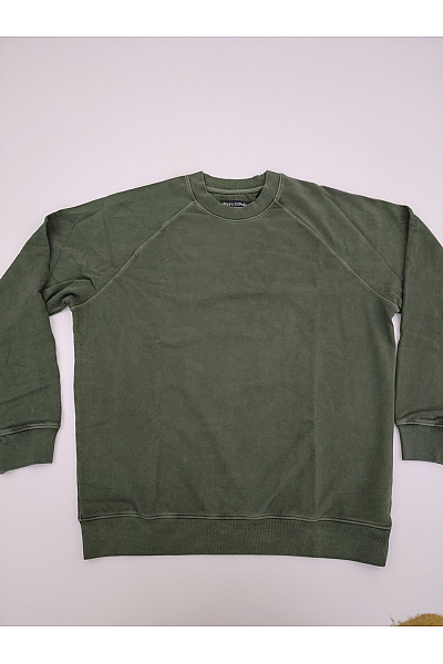Marc O´Polo Pánská bavlněná mikina khaki crewneck bez potisku Velikost L | Marc O´Polo | obrázek 4