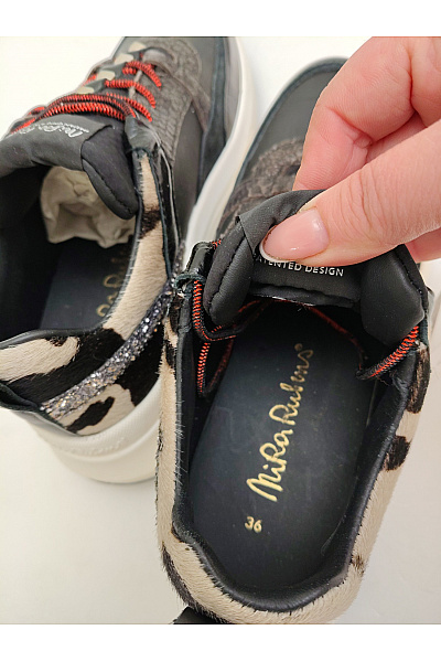 Nira Rubens tenisky Mira Auka Rebel Rock Sneakers Černobílé Vel. EU 36 | Nira Rubens | obrázek 8