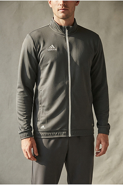 ADIDAS Pánská Sportovní Mikina Na Zip šedá Velikost L
