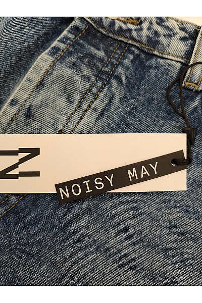 Noisy May Dámské modré bavlněné džíny s vysokým pasem a rovným střihem Vel. 31 / 34 | Noisy May | obrázek 5