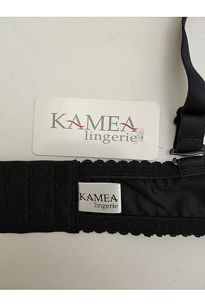 Kamea lingerie Černá krajková kosticová podprsenka s průsvitnými košíčky Vel. EU 90B | kamea lingerie | obrázek 8