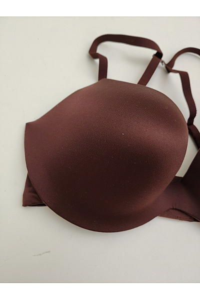 La Senza Hnědá hladká push up podprsenka s překříženými zády Velikost EU 32C | La Senza | obrázek 3
