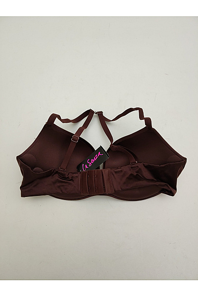 La Senza Hnědá hladká push up podprsenka s překříženými zády Velikost EU 32C | La Senza | obrázek 4