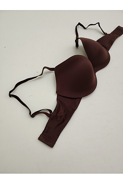 La Senza Hnědá hladká push up podprsenka s překříženými zády Velikost EU 32C | La Senza | obrázek 6