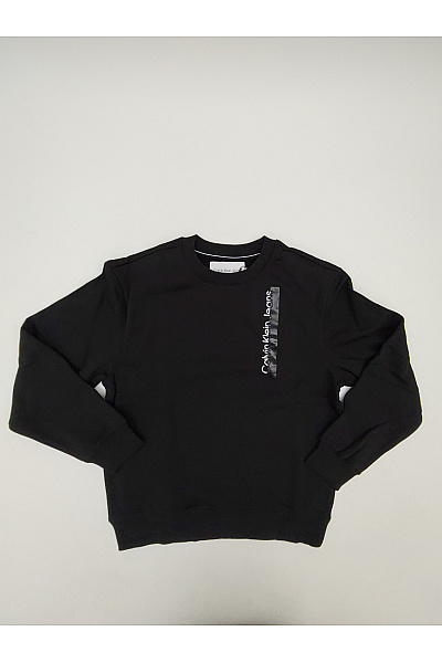 Calvin Klein Pánská bavlněná mikina crewneck s potiskem černá Velikost S | Calvin Klein | obrázek 2