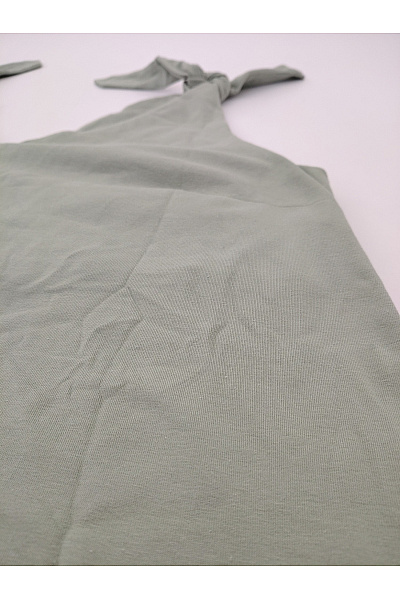 Be wear Bavlněné khaki letní šaty na ramínka vázací do áčka Velikost L | Be wear | obrázek 4