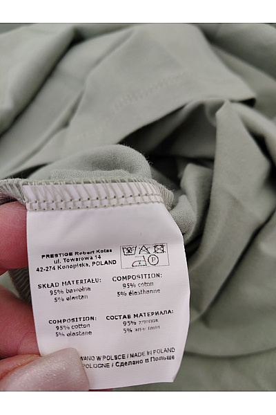 Be wear Bavlněné khaki letní šaty na ramínka vázací do áčka Velikost L | Be wear | obrázek 7