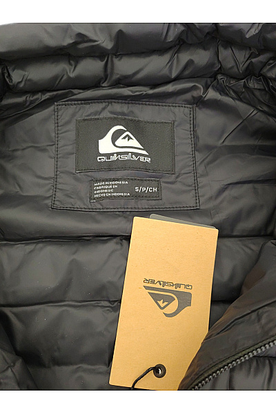 Quiksilver Černá prošívaná zateplená vesta bez rukávů Velikost S | quiksilver | obrázek 5