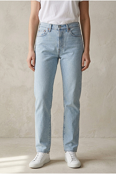 LEVIS Dámské Bavlněné Džíny Mom Fit S Vysokým Pasem Velikost US 28 X 32
