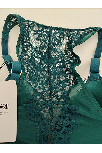 Wolford Zelená krajková push up podprsenka se zapínáním vpředu a krajkou na zádech Vel. EU 80E | Wolford | obrázek 6