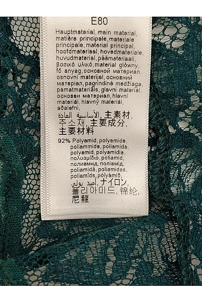 Wolford Zelená krajková push up podprsenka se zapínáním vpředu a krajkou na zádech Vel. EU 80E | Wolford | obrázek 11
