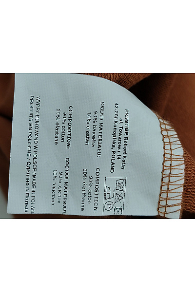 Be wear Hnědé bavlněné úpletové šaty kimono oversized Vel. L/XL | Be wear | obrázek 9