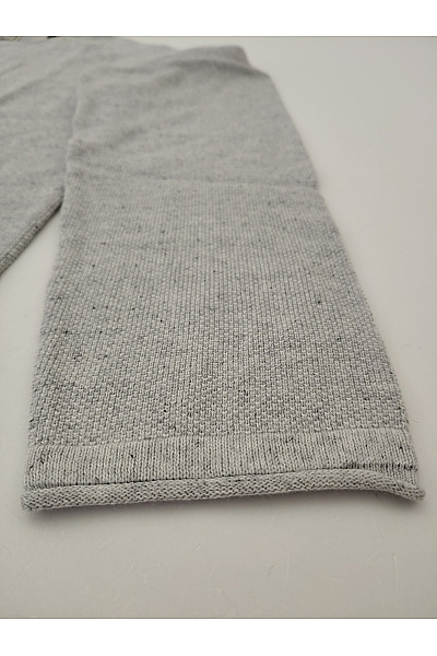 JACK & JONES Pánský šedý bavlněný pletený pulovr basic | JACK & JONES | obrázek 3