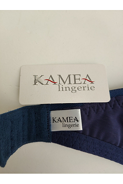 Kamea lingerie Modrá krajková kosticová podprsenka s výšivkou Velikost EU 95D | kamea lingerie | obrázek 8