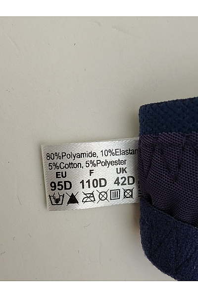 Kamea lingerie Modrá krajková kosticová podprsenka s výšivkou Velikost EU 95D | kamea lingerie | obrázek 9