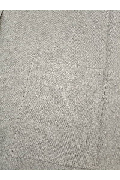 APART Šedý dámský kardigan oversized s krátkým rukávem Vel. M | APART | obrázek 5